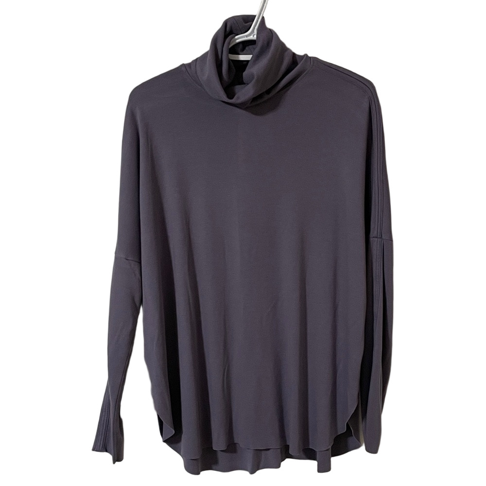 Kit and Ace Purple Funnel Neck Long Sleeve Top Size Medium